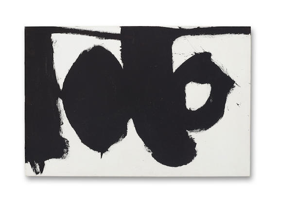 Bonhams : ROBERT MOTHERWELL (1915-1991) Untitled (Elegy) circa 1962