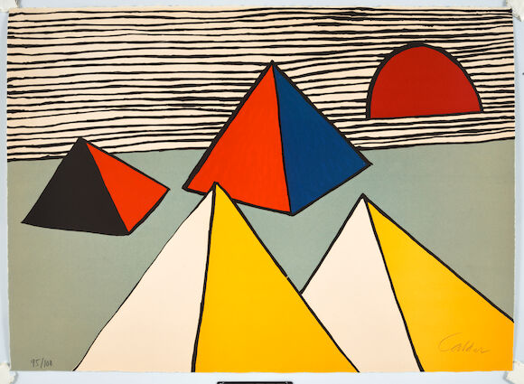 Bonhams : Alexander Calder (1898-1976); Pyramids at Dawn;