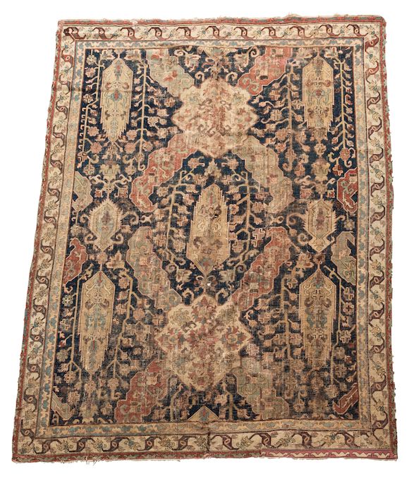 Bonhams Skinner Early Caucasian Dragon Carpet Caucasus 7 ft. 10 in. x