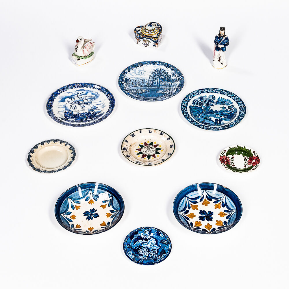 Bonhams Skinner Twelve English Ceramic Items