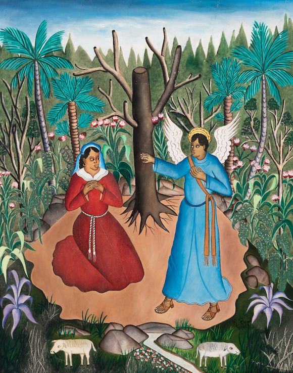 Bonhams Skinner Rigaud Benoit (Haitian, 19111986) The Annunciation