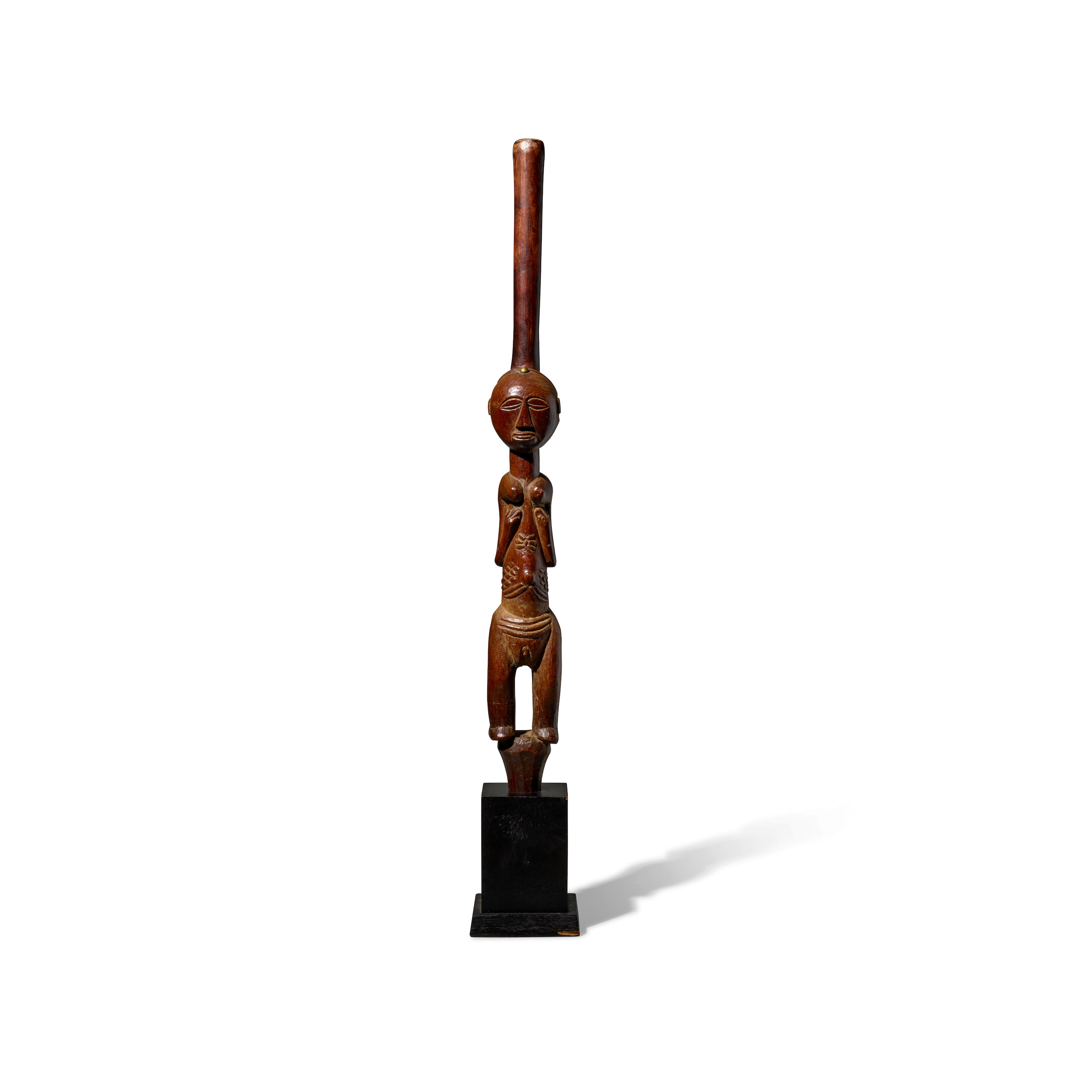 Luba Figural Spear Handle, Democratic Republic of the Congo