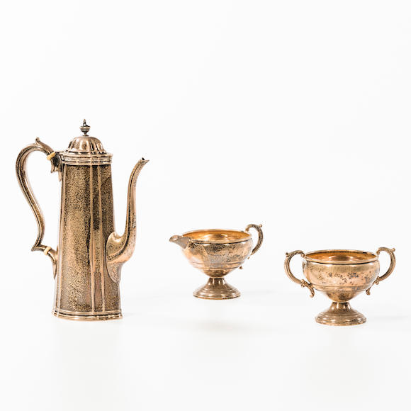 Bonhams Skinner : Tiffany & Co. Sterling Silver Demitasse Pot and a ...