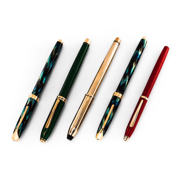 Bonhams Skinner Five Cross Fountain Pens