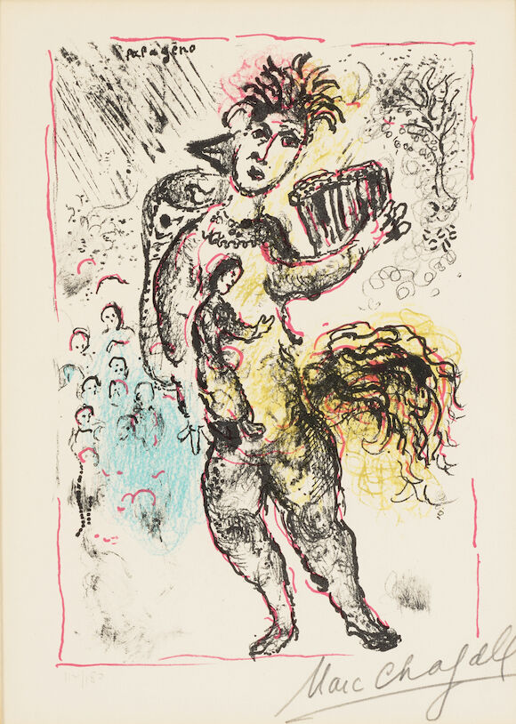 Bonhams : Marc Chagall (1887-1985); Three Plates, from La Féerie et le ...