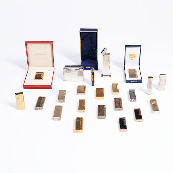 Bonhams Skinner TwentyTwo Highquality Lighters Dunhill, Dupont, Cartier and others, 20th