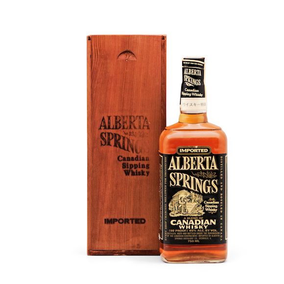 Bonhams Skinner Alberta Springs Canadian Sipping Whisky 1982, 1 750ml