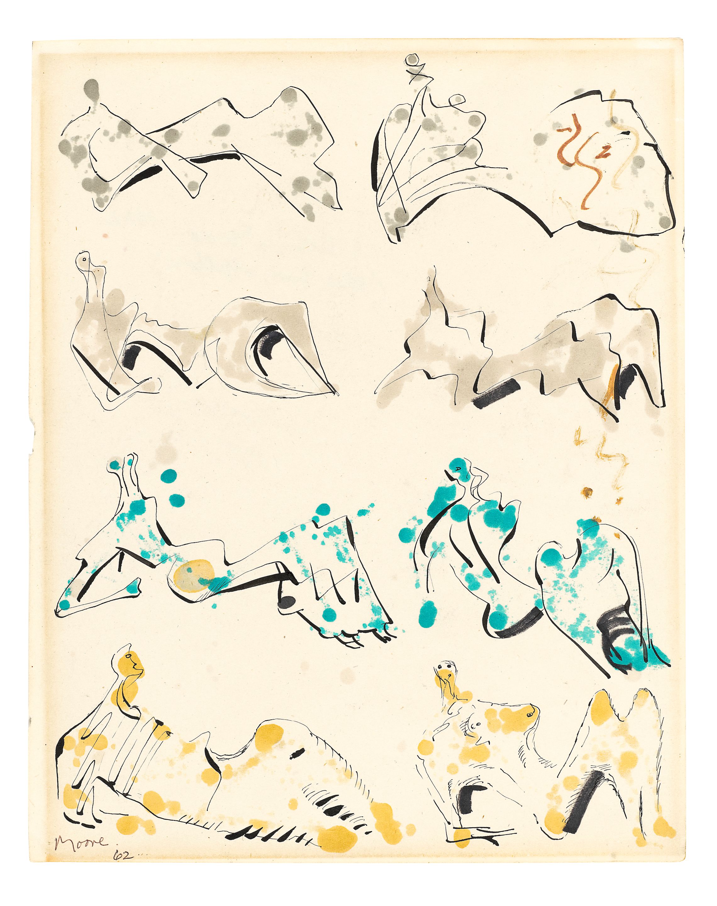 Eight Reclining Figures