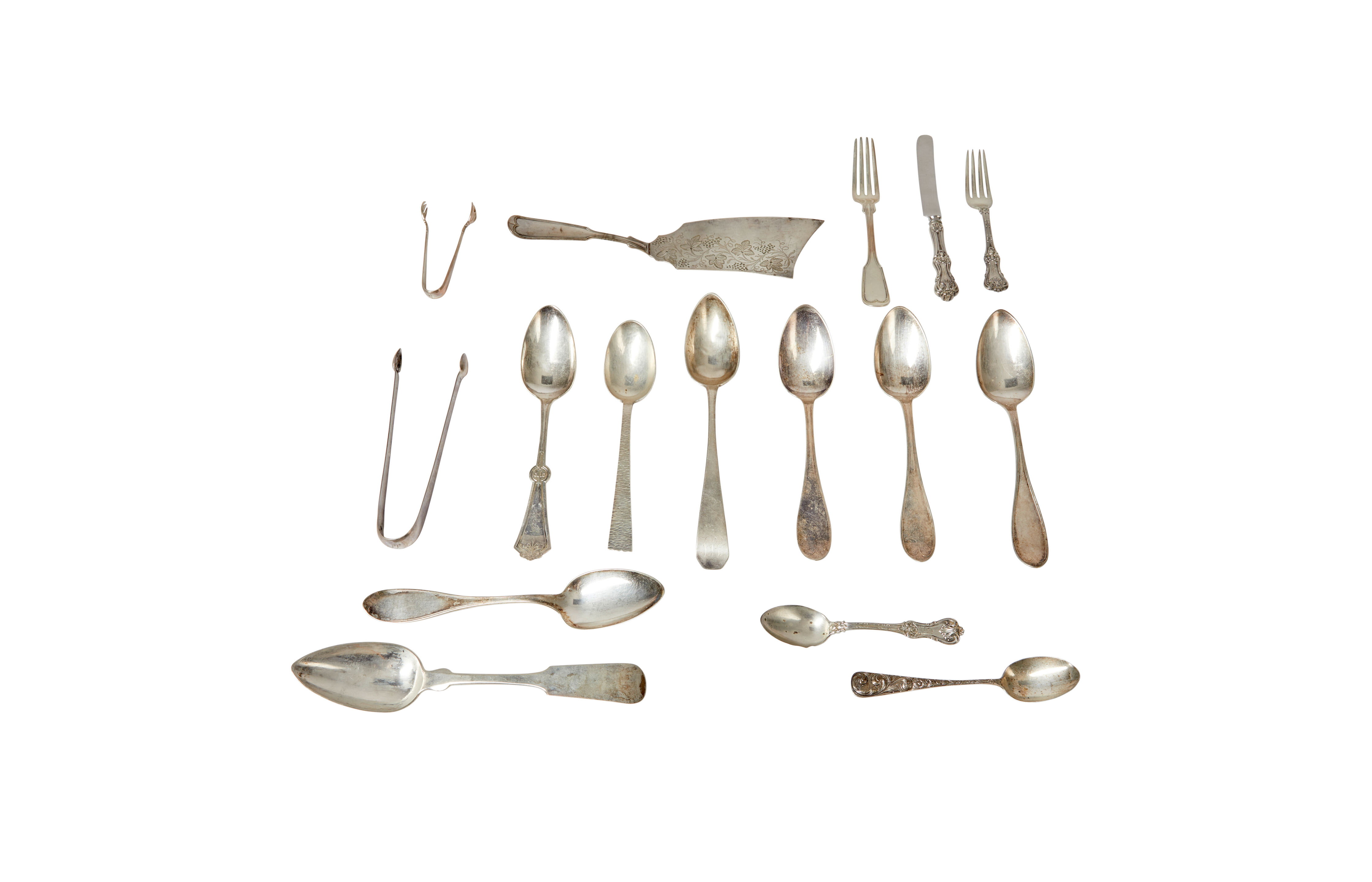 Bonhams Skinner Group of Sterling Silver, Coin Silver, and Silver