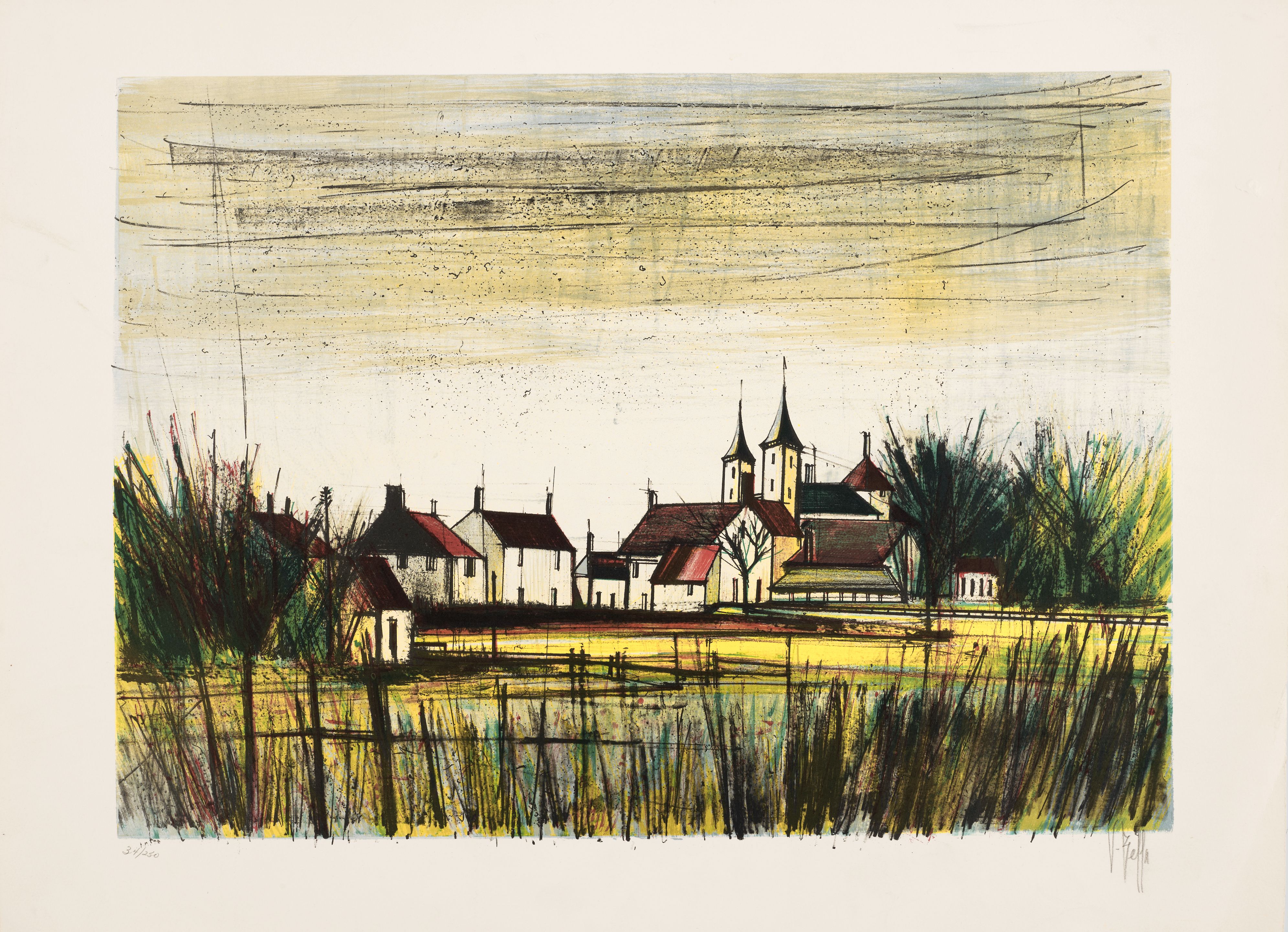Untitled (Landscape with Houses)