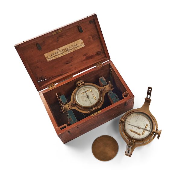 Bonhams Skinner Two Davis Son Gimballed Surveyor s Compasses Bonhams Skinner Two Davis Son Gimballed Surveyor s Compasses