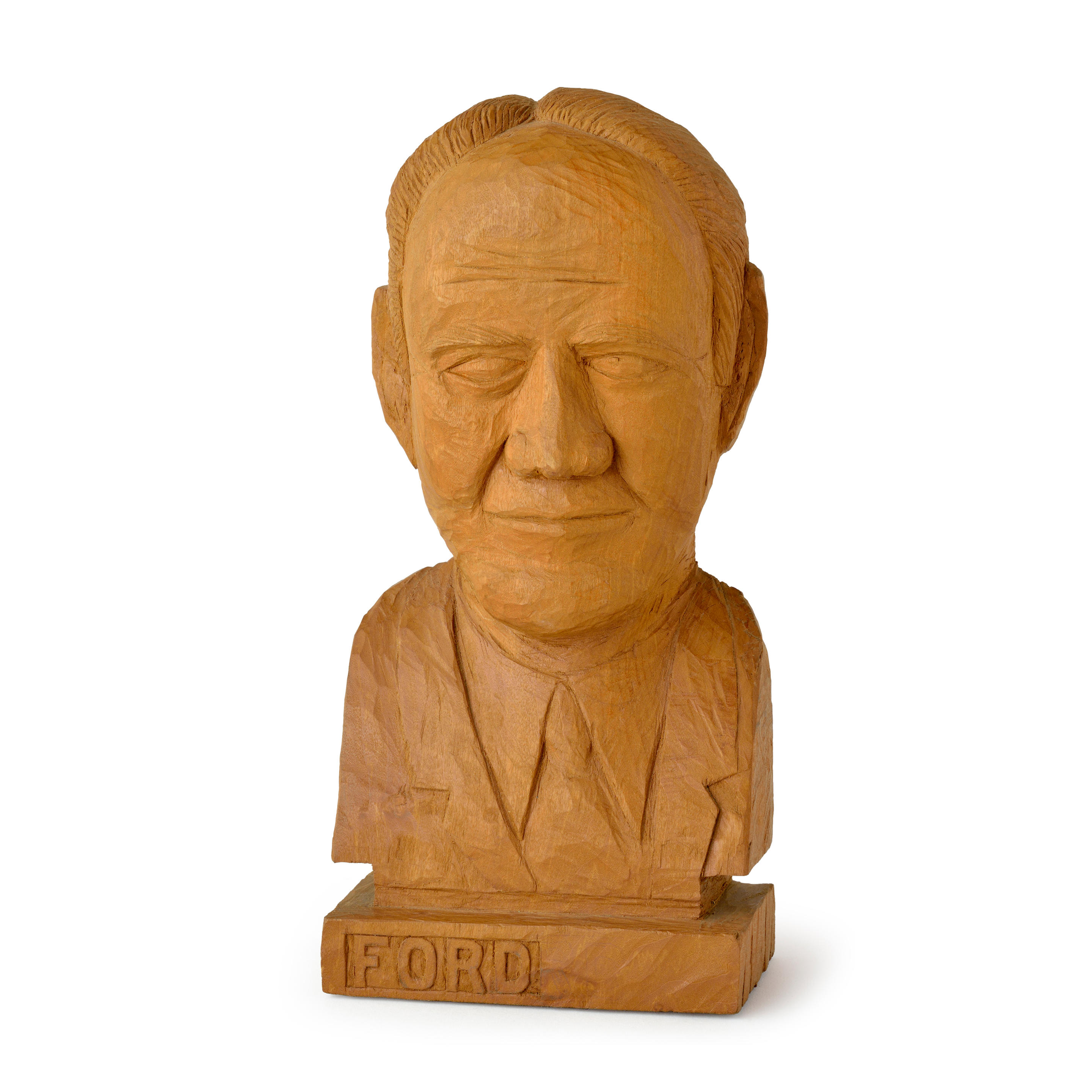 Bonhams Cars : Carved Bust of Gerald Ford Charlie Brown (1912-98 ...