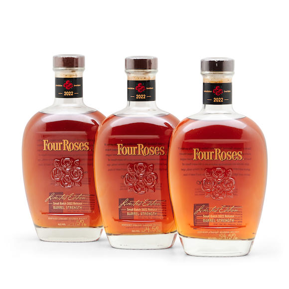 Bonhams Skinner Four Roses Limited Edition Small Batch 2022 Release 3 750ml Bottles 4355