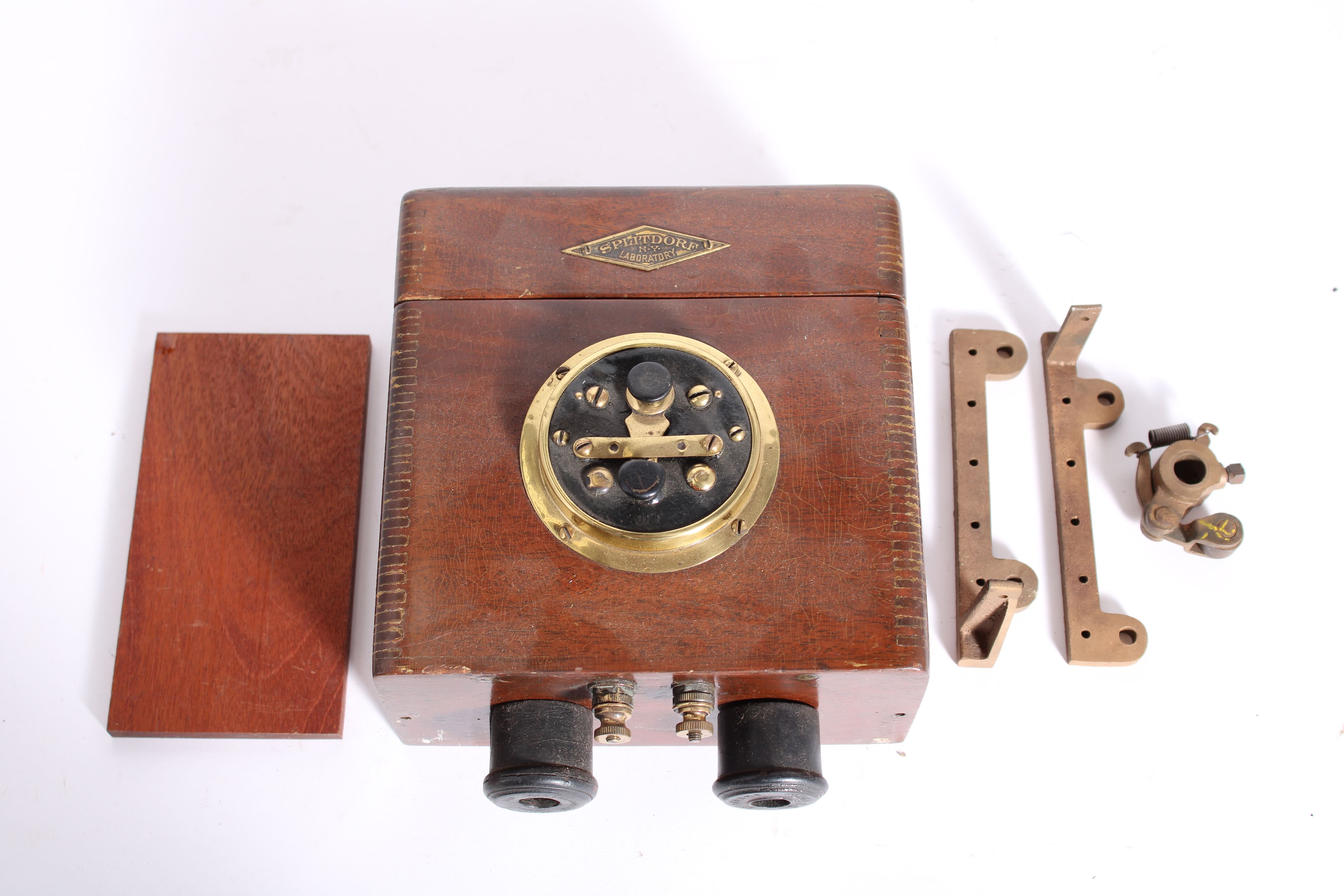 A Splitdorf coil/switch box, ((Qty))