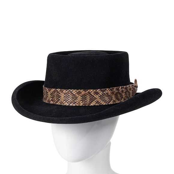 Bonhams A TEXAS HATTERS HIROLLER HAT WORN BY RONNIE VAN ZANT OF
