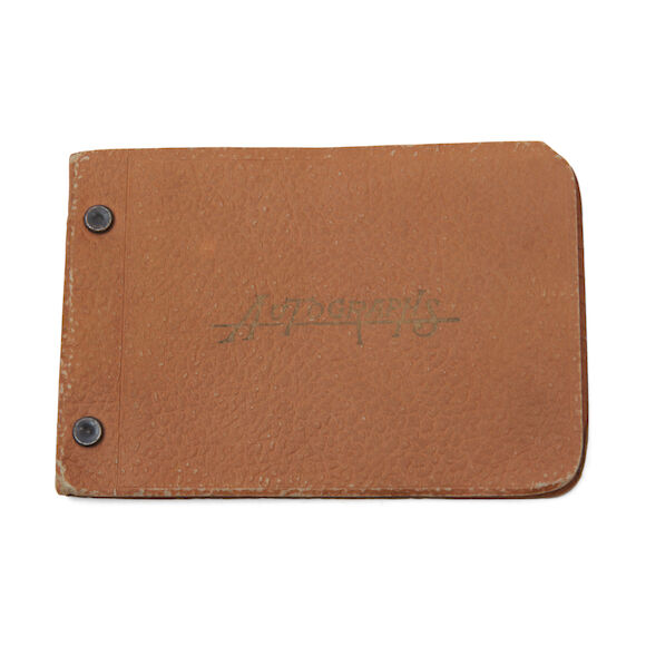Bonhams Skinner Baseball Autograph Book, circa 1940s50s