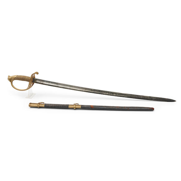 Bonhams Skinner : U.S. Model 1850 Staff and Field Officer's Sword and ...