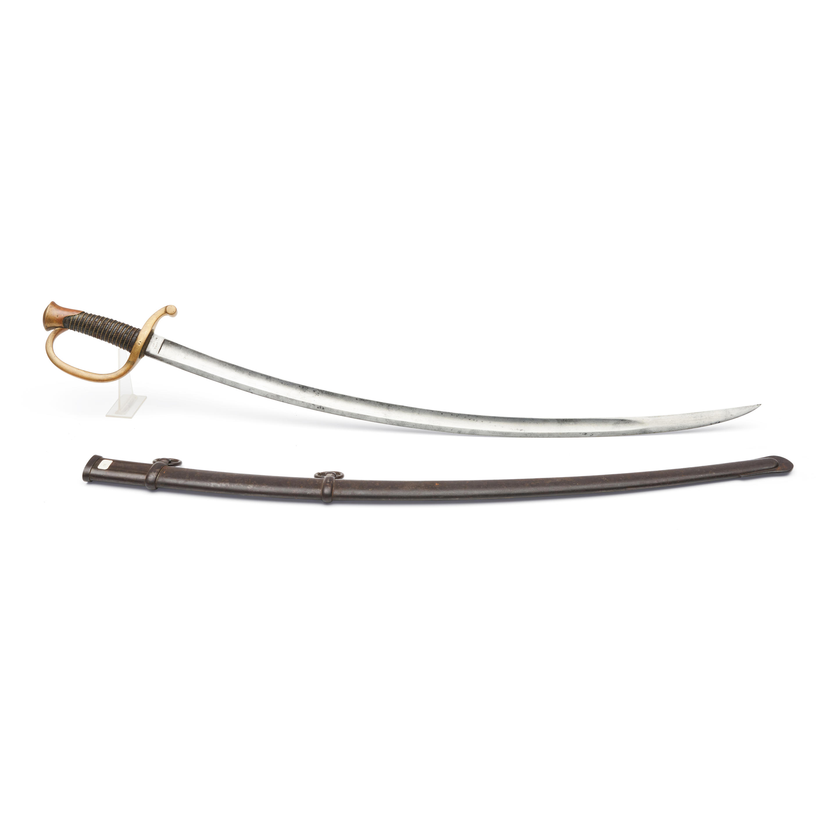 Bonhams Skinner : U.S. Model 1840 Light Artillery Saber and Scabbard,