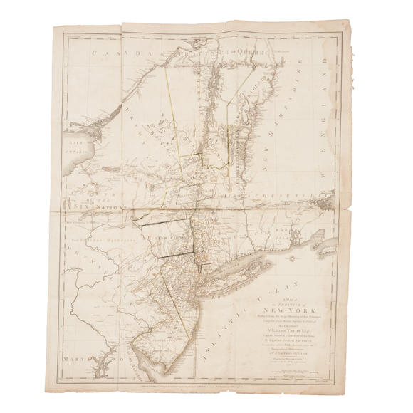 Bonhams Skinner : Sauthier, Claude Joseph (1736-1802) A Map of the ...