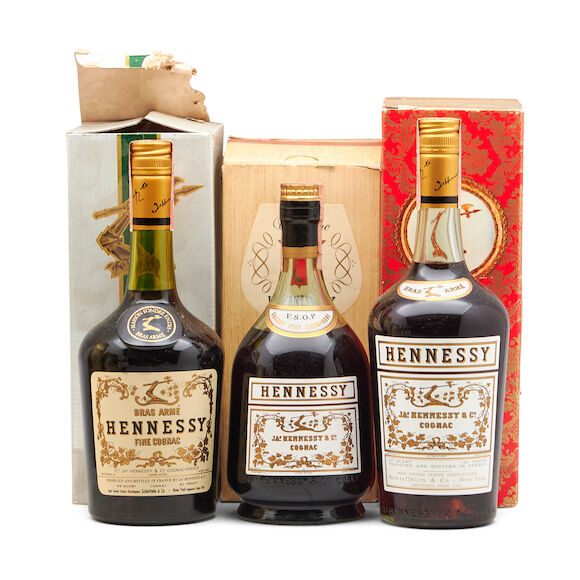 Bonhams Skinner Mixed Hennessy Cognac (3 4/5qt bottles)