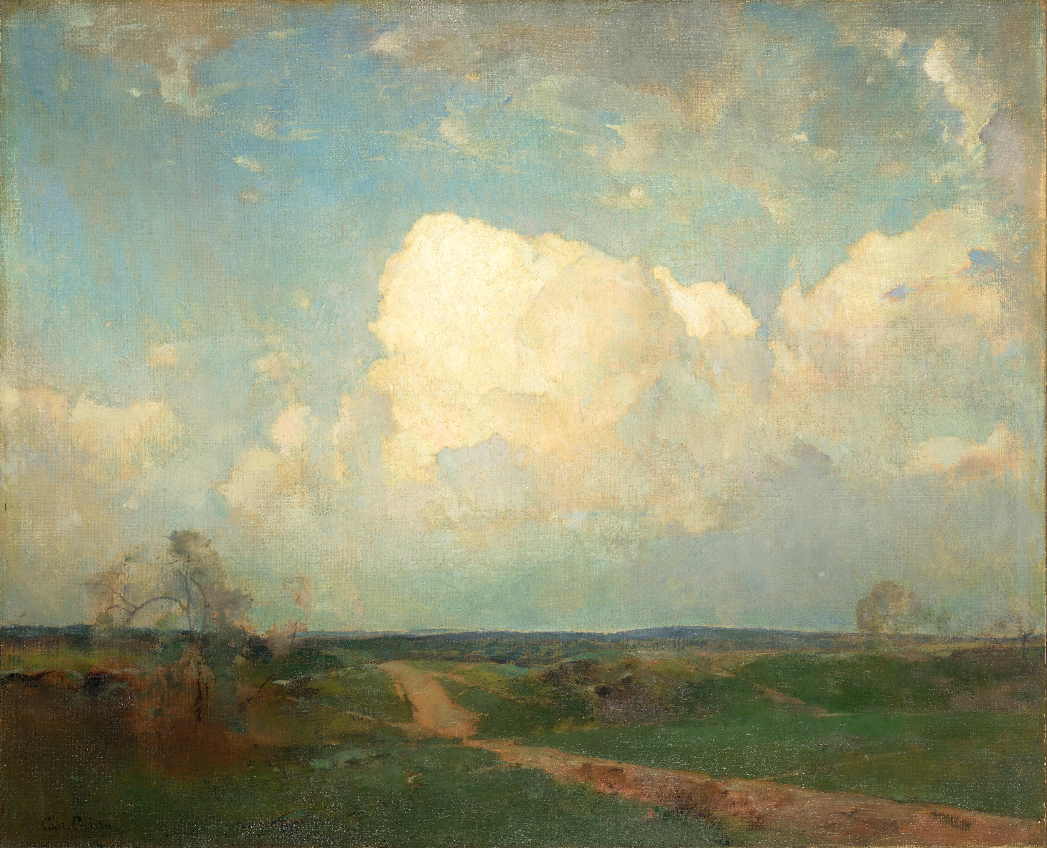 Bonhams : Emil Carlsen (1848-1932) The Heath 24 1/8 x 30 1/8 in. (61.3 ...