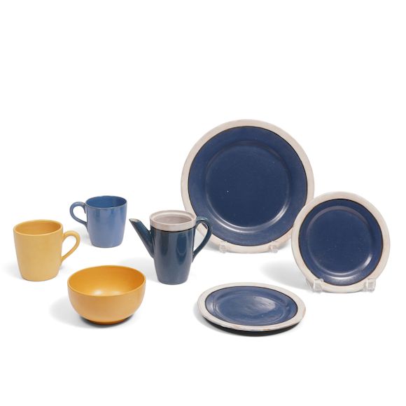 Bonhams Skinner Seven Pieces of Paul Revere Pottery, Boston