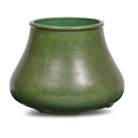 Bonhams Skinner : Hampshire Pottery Lamp Base, Keene, New Hampshire ...
