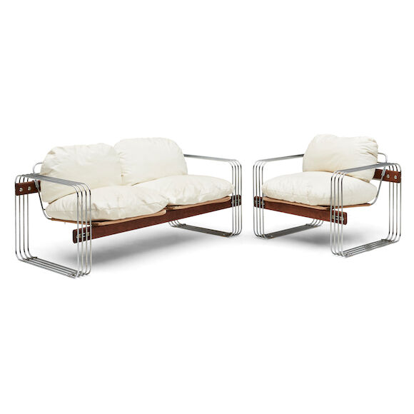 Bonhams Skinner Heinz Meier for Landes Manufacturing Ascona Loveseat