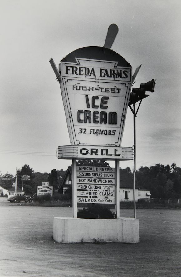 Bonhams Skinner Russell Lee (19031986); Ice Cream Advertisement;