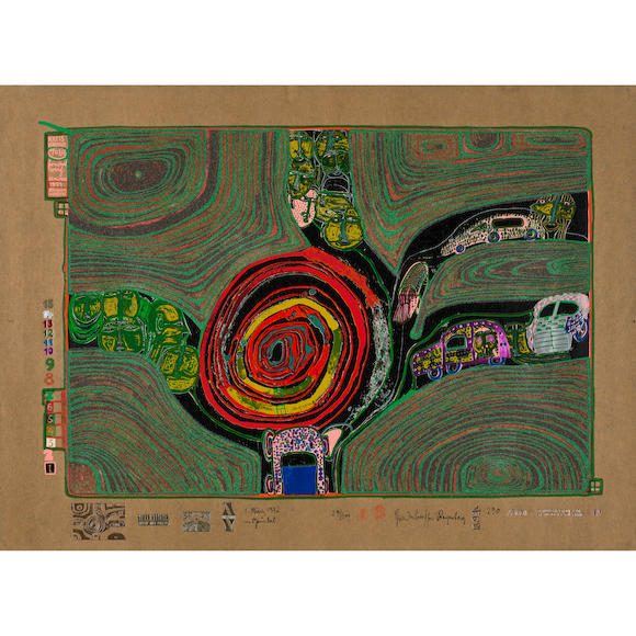 Bonhams : Friedensreich Hundertwasser (1928-2000); Crusade of the ...