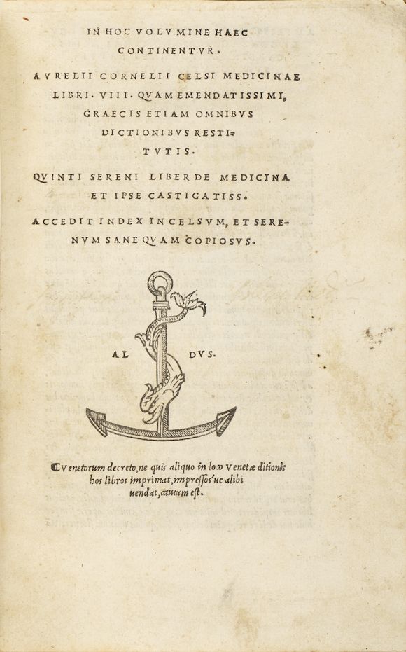 Bonhams CELSUS, AULUS AURELIUS CORNELIUS C.25 B.C.E.50 C.E. In hoc