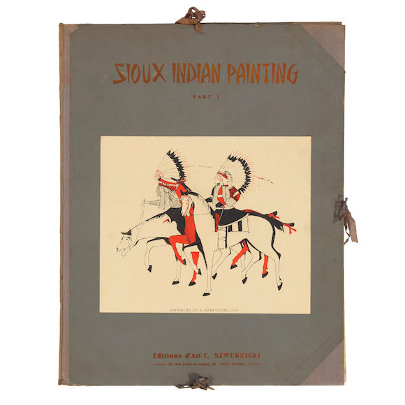 Bonhams Sioux Indian Painting Part I And Ii Editions D Art C Szwedzicki