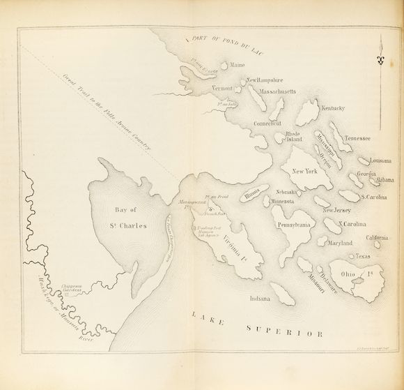 Bonhams MISSISSIPPI RIVER. SCHOOLCRAFT, HENRY. 17931864. Narrative