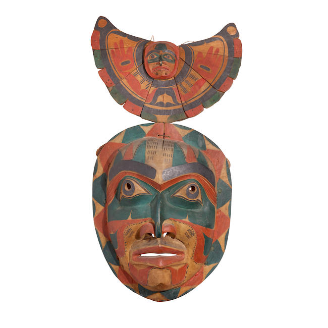 A Kwakwaka'wakw (Kwakiutl) Sun mask