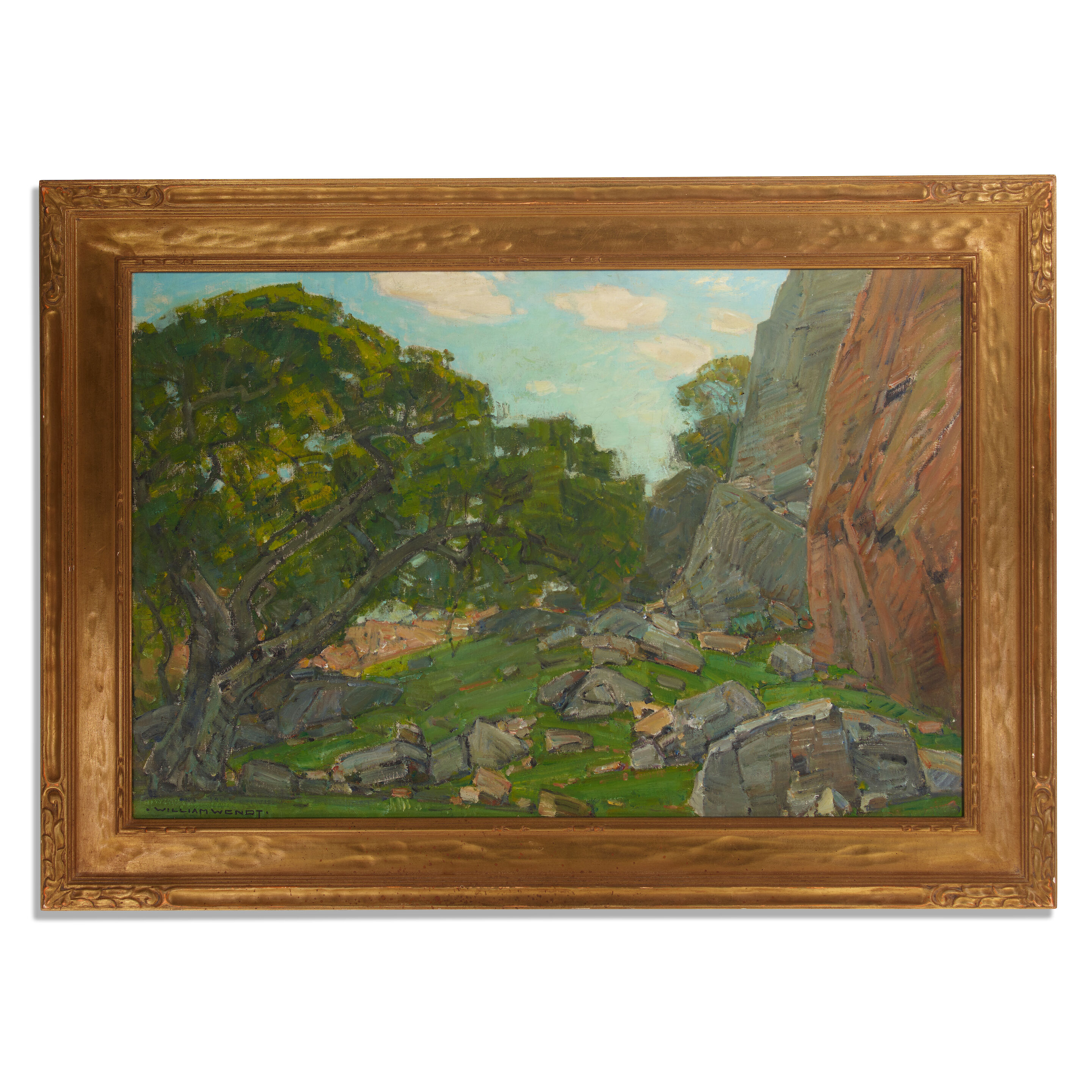 Trees Beneath Rock Cliffs - Thumb 3