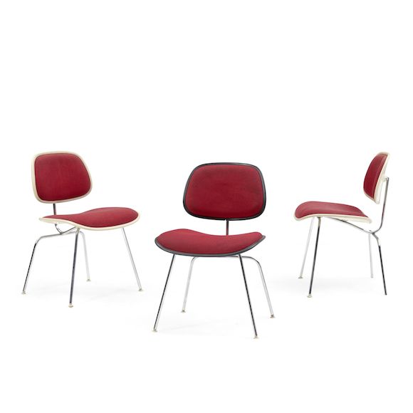 Bonhams Skinner Three Charles and Ray Eames for Herman Miller Side