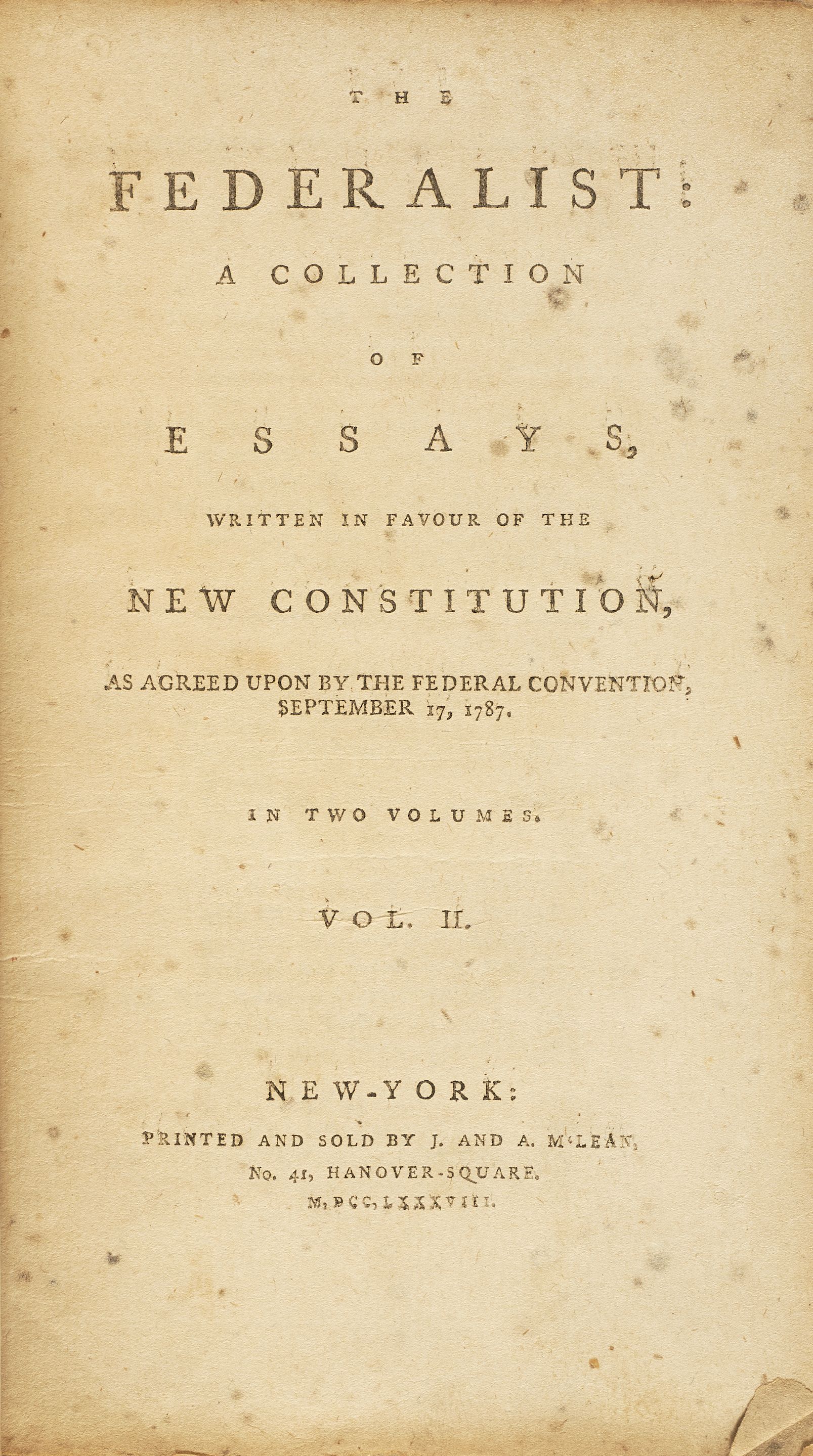 Thomas Jefferson Who Was One Of The Writers Of The Federalist - Main Image