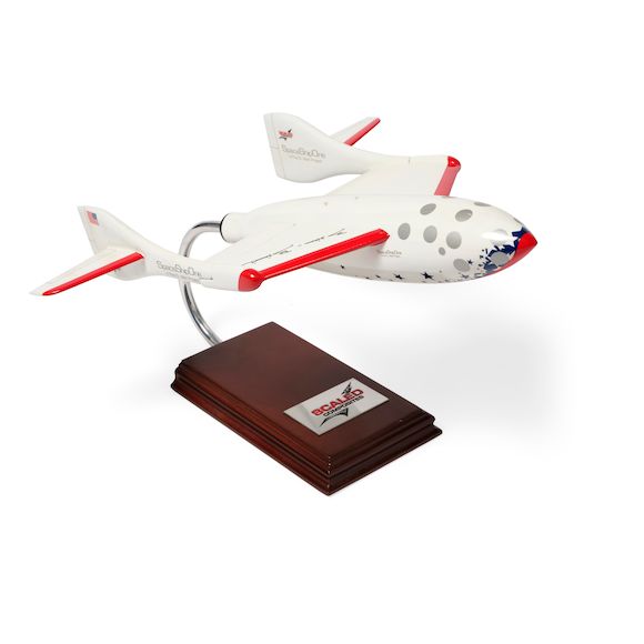 Bonhams SCALED COMPOSITES ShipShipOne MODEL SIGNED BY ASTRONAUT BRIAN