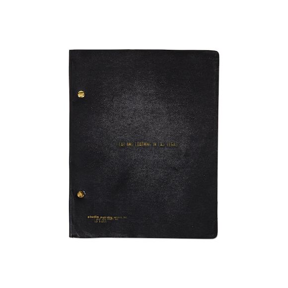 Bonhams William Finley Personal Production Script from Fear and