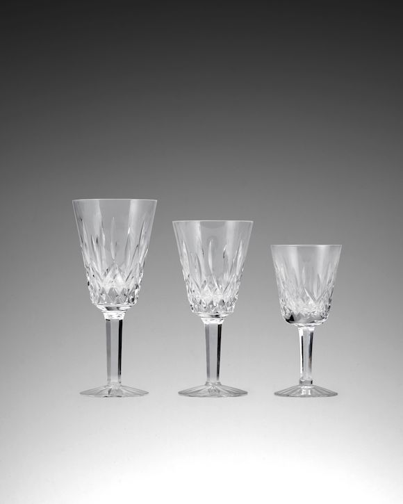 Bonhams A WATERFORD GLASS STEMWARE SERVICE20th century