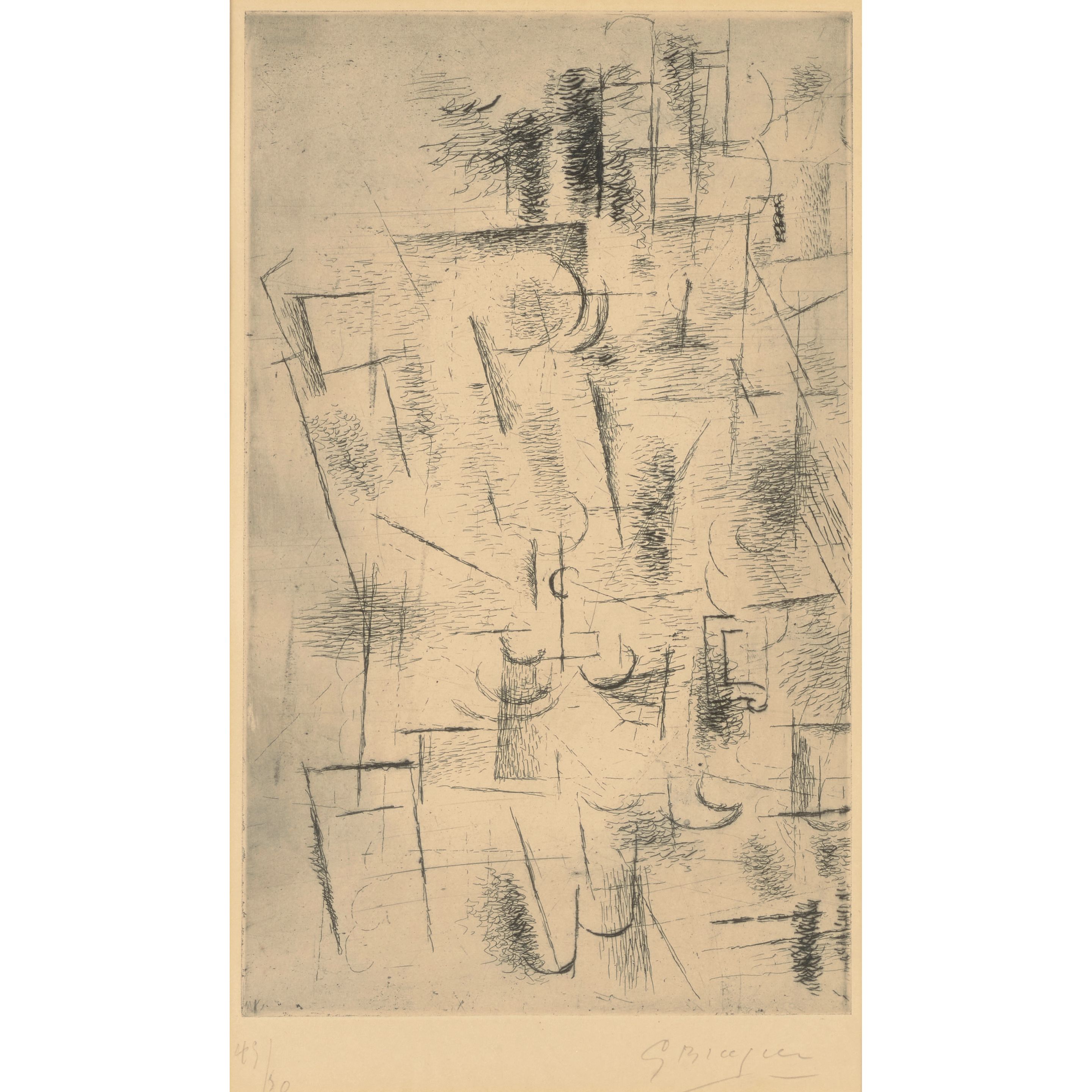 Composition (Nature morte aux verres) (Still Life with Glasses)
