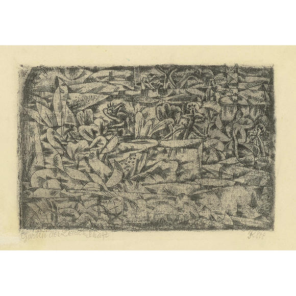 Bonhams : Paul Klee (1879-1940); Garten de Leidenschaft (Garden of ...