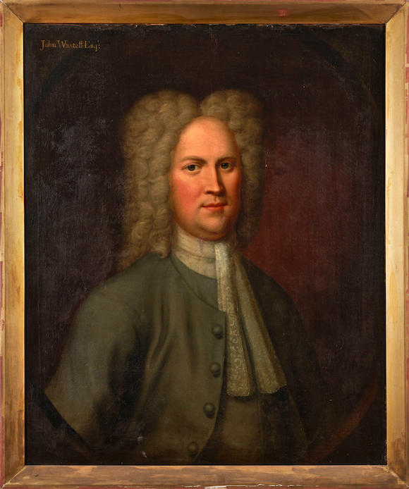 Bonhams Skinner English School, early 18th century Portrait of John