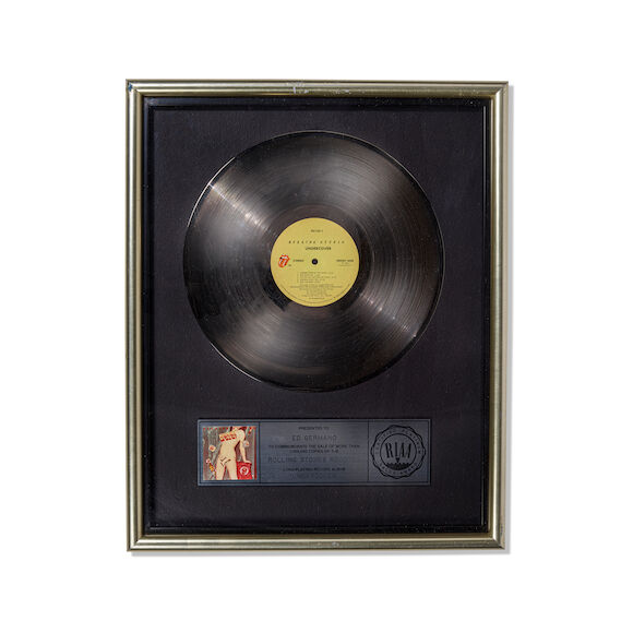 Bonhams : RIAA Platinum Record Award Presented to Ed Germano for The ...