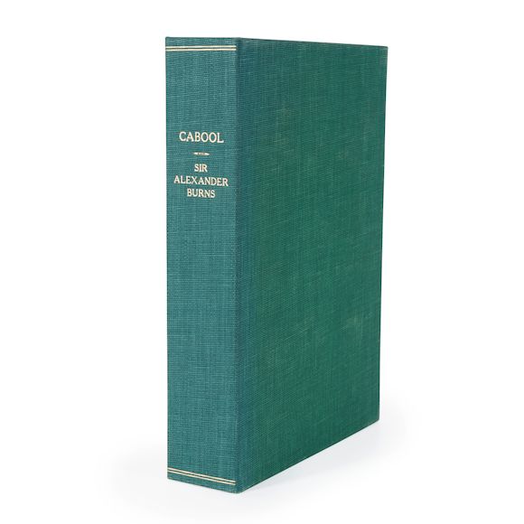 Bonhams Skinner BURNES, ALEXANDER. Cabool Being a Personal Narrative