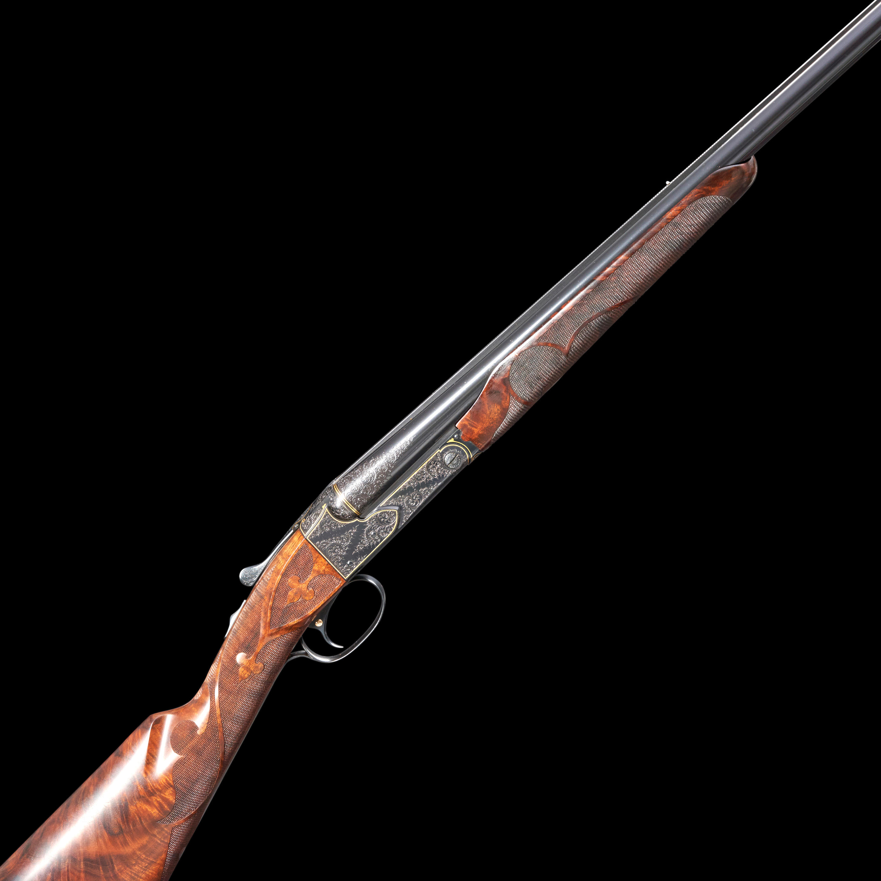 Bonhams Cars : Fine Parker Brothers Grade 5 Double-barrel 12 Gauge Shotgun,  Curio or Relic firearm