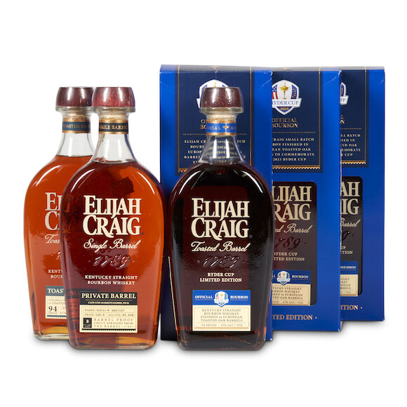 Bonhams Skinner Mixed Elijah Craig (5 750ml bottles)