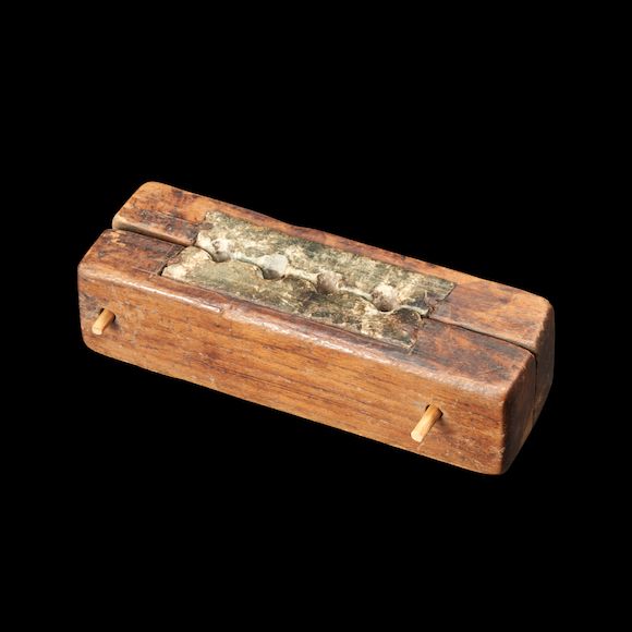 Bonhams Skinner SixCavity Soapstone Shot Mold,