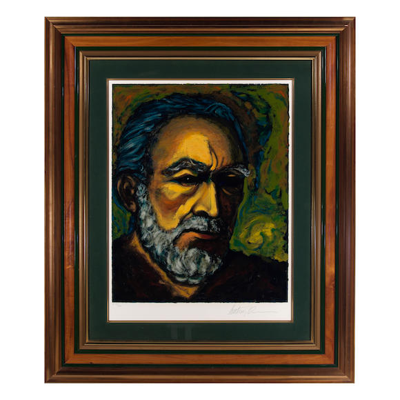 Bonhams : Anthony Quinn (1915-2001) Zorba-A Self Portrait Signed ...