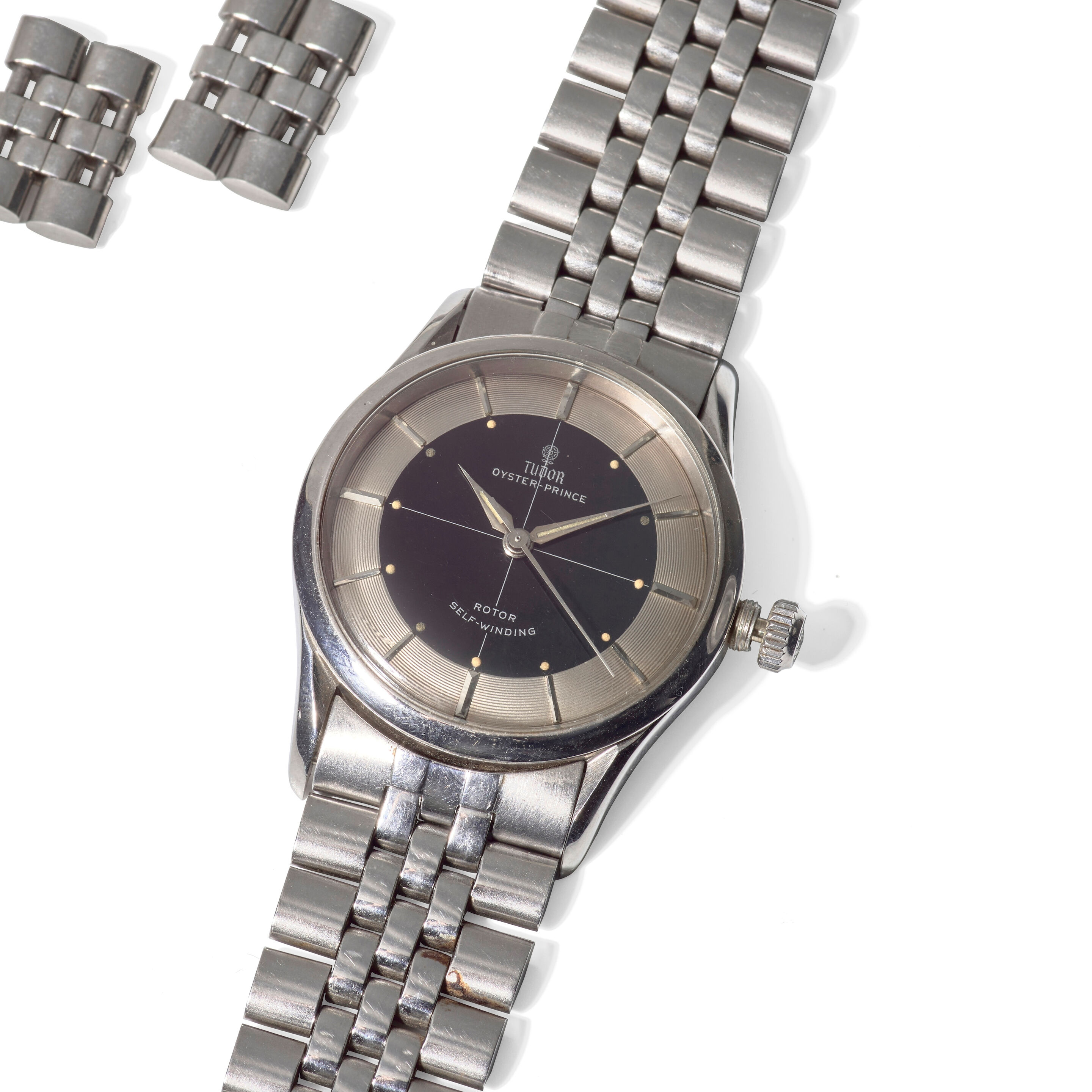 Cadran Vintage Et Aiguilles Tudor Pour Montre Oyster Prince - Pièce D'occasion